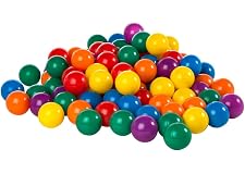 Intex Plastic Balls For Pools, 100 Coloured Balls, Diameter 6.5 cm