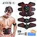 Produktbild EMS Trainingsgerät, HONITURE Bauchmuskeltrainer Muskelstimulator USB Wiederaufladbar & LCD Bildschirm ABS Stimulator EMS Elektrostimulation Muskel Trainer für Arm Bauch Beine,10 PC Gel-Auflagen