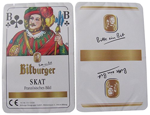 Preisvergleich Produktbild Bitburger - Bitte EIN Bit - Skatspiel - Französiches Blatt