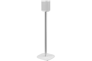 Mountson Floor Stand for Sonos One, SL & Play:1 (Single Pack, White)