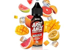 VAPE PIPER E-liquid Mango & Blood Orange Ice JUST JUICE 50ml - 70% VG / 30% PG - Jugoso mango con fruta de la pasión, naranja sanguina, cítricos y guayaba - Para cigarrillos electrónicos Vaper