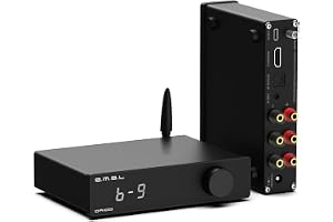 SMSL DA100 effektförstärkare 100W TI TAS5827 x 2 klass D-förstärkare hög/lågpass 2.1 subwoofer Bluetooth 5.3 elektronisk voly
