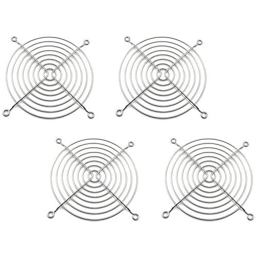 A1 Gadgets 4 Pack Fan Grill Guard for 120MM PC Computer Fan (4 Pieces)