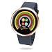 Produktbild MyKronoz 7640158012802 ZeRound2 Smartwatch mit rundem Touchscreen, eingebautem Mikrofon und Lautsprecher Rose Gold/Blau