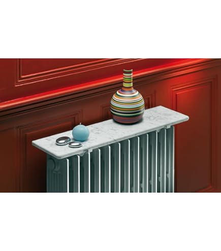 Tablette de radiateur MERVEILLE en marbre Rose Aurore 60x20cm | Leroy