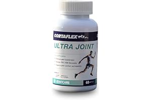 Cortaflex Ultra (60 x 450mg Tablets) Glucosamine And Chondroitin Premium Health Supplements. Comprehensive Support for Joints & Mobility. Enriched with Turmeric, Hyaluronic Acid, Vitamin C & Manganese