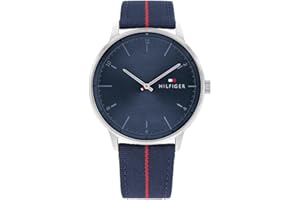 Tommy Hilfiger Analogue Quartz Watch for Men with Navy Blue Nylon Strap - 1791844