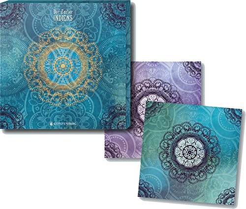 Preisvergleich Produktbild Der Zauber Indiens - Untersetzer türkis
