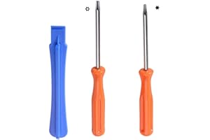 SPARY Open Shell Tools Torx T8H T6 Schraubendreher für Installation Reparatur Werkzeuge für Xbox 360 / Xbox One Elite / One S / One X Controller (Orange + Blau)