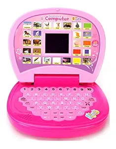 Rubela ABC & 123 Kids Learning Educational Laptop Pink Color