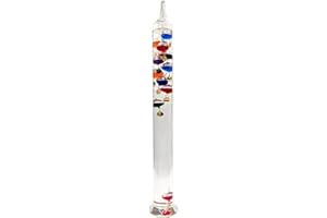GENERIC Large 44cm tall Free standing Galileo thermometer in protective packaging