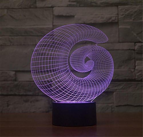 Lotus Artistic Abstraction Modern USB Night Light Colorful Color Changing 3D LED Desk Table Light Lamp Touch Swich For Decor