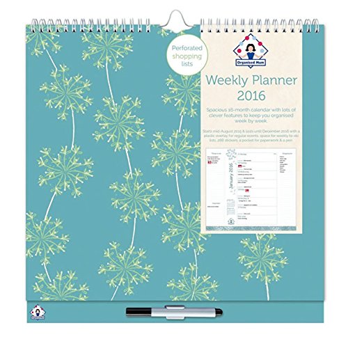 Download Organised Mum 2016 Weekly Planner calendar (runs from now to December 2016) with organisational features Download Organised Mum 2016 Weekly Planner calendar (runs from now to December 2016) with organisational features