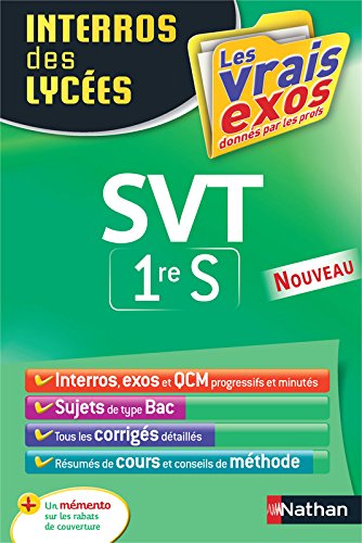 Download Interros des Lycées SVT 1re S Download Interros des Lycées SVT 1re S