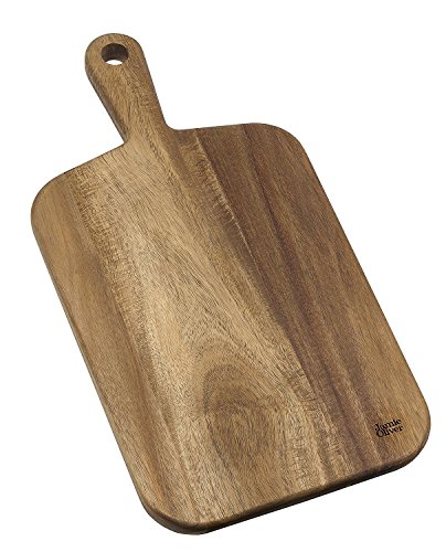 Jamie Oliver JB1900 JO Akazie Schneidbrett mit Griff – klein, Holz, braun, 42,0 x 21,0 x 2,0 cm - 2