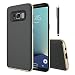 Produktbild Samsung Galaxy S8 Handyhülle Silikon/ TPU + PC Hülle Case Hybrid Zweischichtige Hülle mit Bumper Moomini® Stoßfest Dünn Ultra Slim Schutzhülle HandyCovers + Stylus Stift für Samsung Galaxy S82017