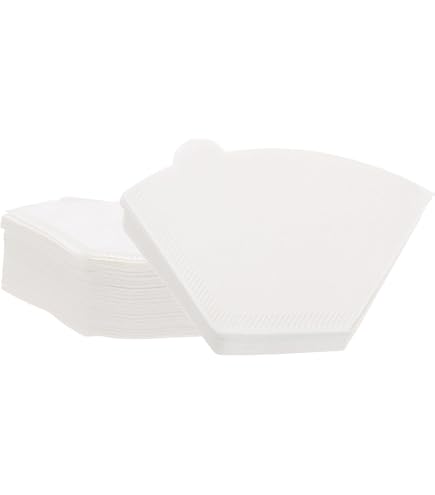200 Filtres à Café 4 Cônes Taille 101 – En Fibre De Bois Non Blanchis | Pour Café Filtre, Goutte à Goutte