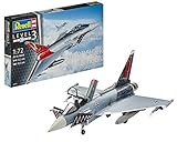80 piezas Revell- Eurofighter Typhoon Single Seater, Kit de Modelo, Escala 1:72 (3952) (03952), 15,5cm (