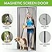 Produktbild Lichll Magnetvorhang zum Insektenschutz,Magnet Fliegengitter Tür Vorhang, für Balkontür, Kellertür, Terrassentür, schwarz,200x220cm(79x87inch)