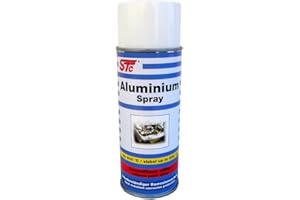 STC Aluminium Spray 400 ml Aluspray hitzebeständig bis 600 °C Auspufflack Silber Thermolack