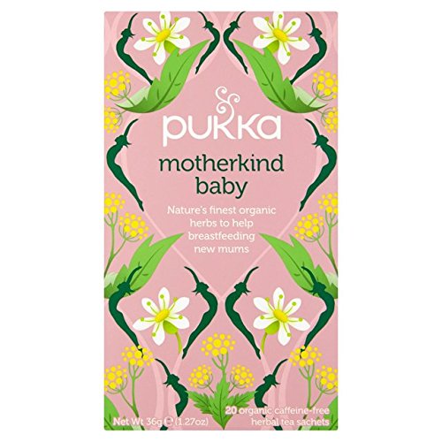PUKKA - Motherkind Baby -Kräutertee Basis der besten natürlichen Kräuter für helfende New Mutter während der Laktation - 20 Filter