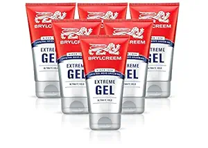 6X BRYLCREEM EXTREME ULTIMATE HOLD GEL 150ML MENS HAIR STYLING VITAMIN B5
