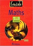 Image de Maths Terminale S. Enseignement de spécialité, programme 2002