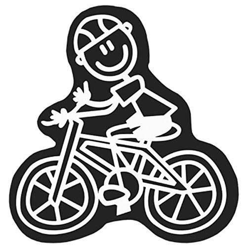 Family Car Decals ADH06679 Adesivo Uomo Bici My Family