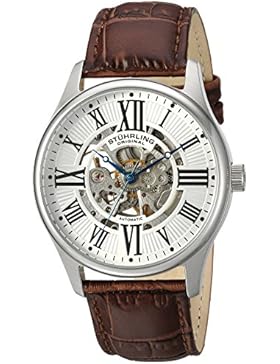 Stuhrling Original 629.01 Herren-Armbanduhr Analog Automatik Leder