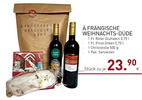 Preisvergleich Produktbild "Ä Fränkische Weihnachtsdüde" mit Christstolle handgemacht