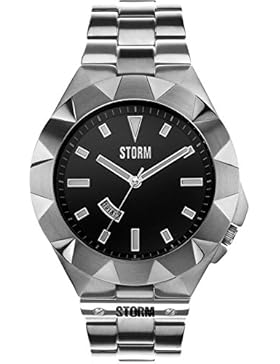 STORM London Mizzan XL Herrenuhr silber/schwarz 47233/BK