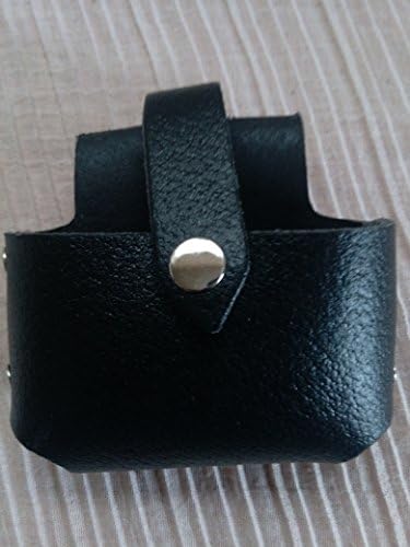 Black Leather Large Tape Holder for Scaffolding Leather Belts