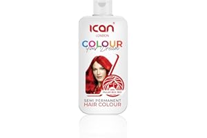 ican London Colour Your Dream Semi Permanent Hair Color 100ml (69-PILLAR BOX RED)