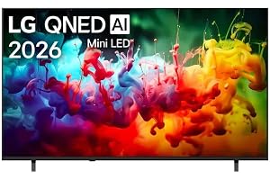 LG 65 Inch QNED AI MiniLED 4K Smart TV, α7 AI Processor 4K, Dynamic QNED Color, Precision Dimming, HDR10 Pro, Game Optimizer, AI Magic Remote, ThinQ AI, webOS 26, AI Smart Features, VRR - 65QNED70B6T