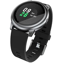 HAYLOU xiaomi Youpin Solar LS05 Smart Watch Sport Metal Round Case Heart  Rate Sleep Monitor IP68 Waterproof iOS Android Global, Black, 1.3 inch :  Amazon.ae: Fashion