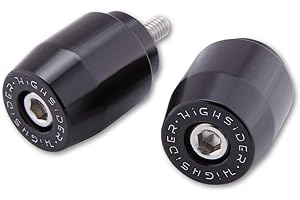 Highsider Lenkerenden für Originallenker - 1 Zoll - Schwarz - Aluminium