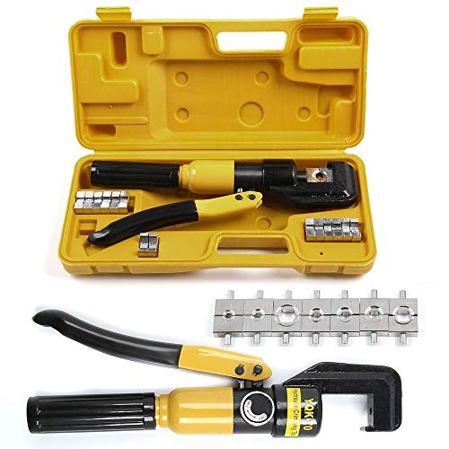 KKmoon Outil de Sertissage Hydraulique Pince à Sertir Hydraulique Outils de Compression Hydraulique Gamme YQK-70 4-70² Pression 6T