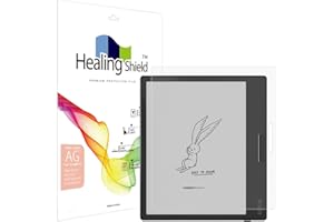 Healing Shield Protector de pantalla para Onyx Boox Page/Boox Go Color 7 negro/hoja, 3 luces, antideslumbrante, textura de papel, película mate, página de papel claro AG