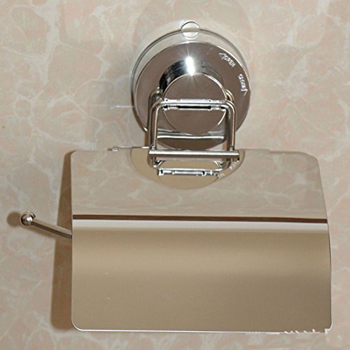Annstory Super leistungsfähige Vakuumsauger Edelstahl Toilettenpapierhalter, Badzubehör - 3
