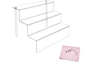 Combination of Life 30.5x21.6x22.2cm Présentoir marches à 3 Niveaux en Acrylique Presentoir Bougie Support Plexi