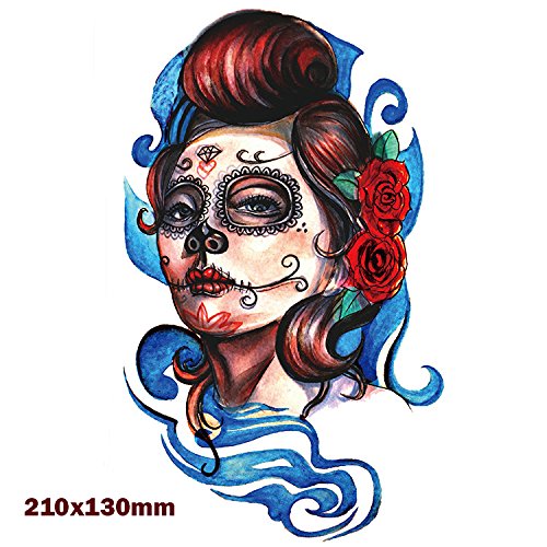 Temporäre Körperkunst Entfernbare Tattoo Aufkleber Schreckliche Frau Sticker Tattoo Temporary Tattoo – FashionLife - 2