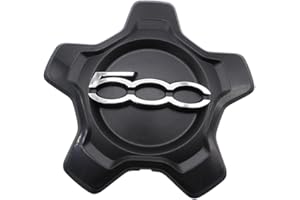 TAKPART Alloy Wheel Centre Cap Trim 735626311 Compatible for Fi at 500X