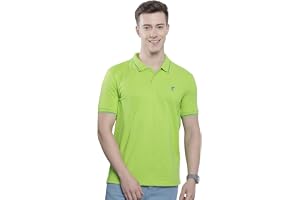 The Indian Garage Co Men's Regular Fit Placement Embroidery Polo Tshirt