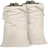 Aucuu Laundry Bags, 2 Packs Travel Laundry Wash Bags, Dirty Clothes Organizer Bag, Foldable Drawstring Bag, Large Laundry Bag