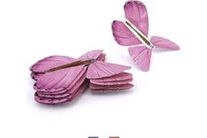 LE PAPILLON MAGIQUE 10 Papillons Magiques Volants Roses à insérer dans Une Carte, Un Faire-Part, Spécial Fête, Anniversaire, Mariage, Baby Shower, Révélation de Genre, Gender Reveal Party