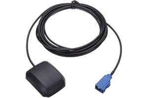 PANLOUTING Antenna GPS Attiva per Auto 1,5 Metri | Connettore Fakra C Blu per Sistema di Navigazione GPS | Compatibile con Stereo per Auto Volkswagen VW Ford Audi MFD2 RNS2 RNS-E
