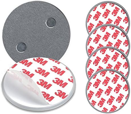 Alopton - Set of 4 Magnet Attachments for Smoke Detectors; Quick and Easy Installation. Adhesive Pad Bracket - Suitable for most Fire Alarms (e.g. Ei Electronics 650)