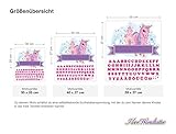 I-love-Wandtattoo ILWT-20-016 Kinderzimmer „Türaufkleber Feen und Einhörner“ mit Name für Mädchen - 3
