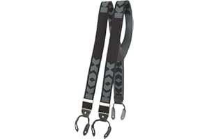 KOX Hosenträger Schwarz/Grau