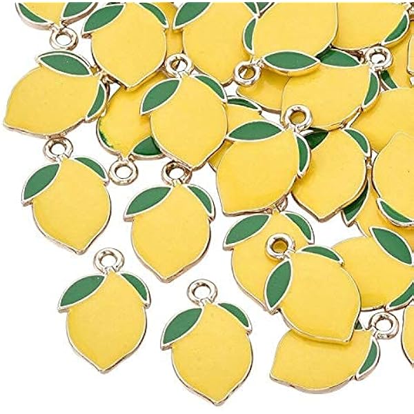 4, 20 o 50 ciondoli a forma di fiore giallo e oro, piccola